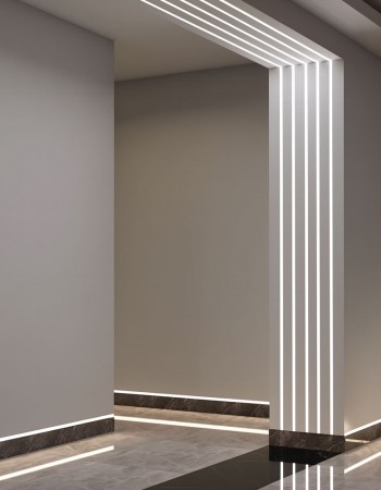 7x22 mm Alüminyum Kanatlı Led Profili