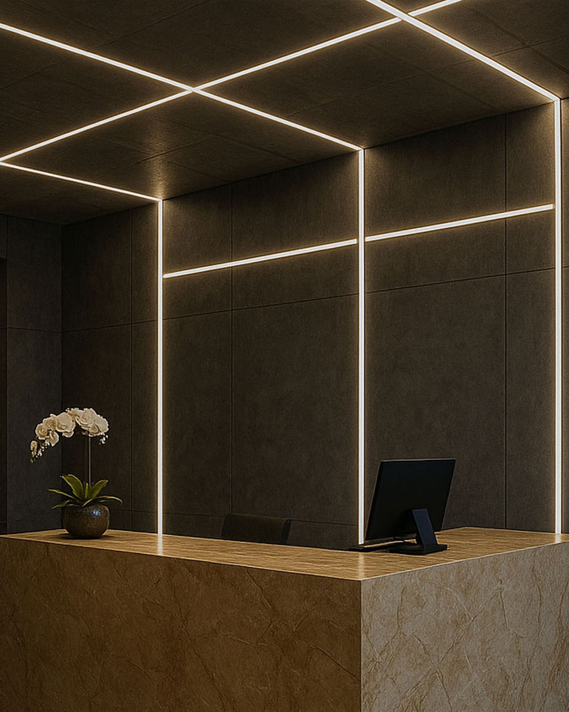 40x14 mm Kanal Led Profili
