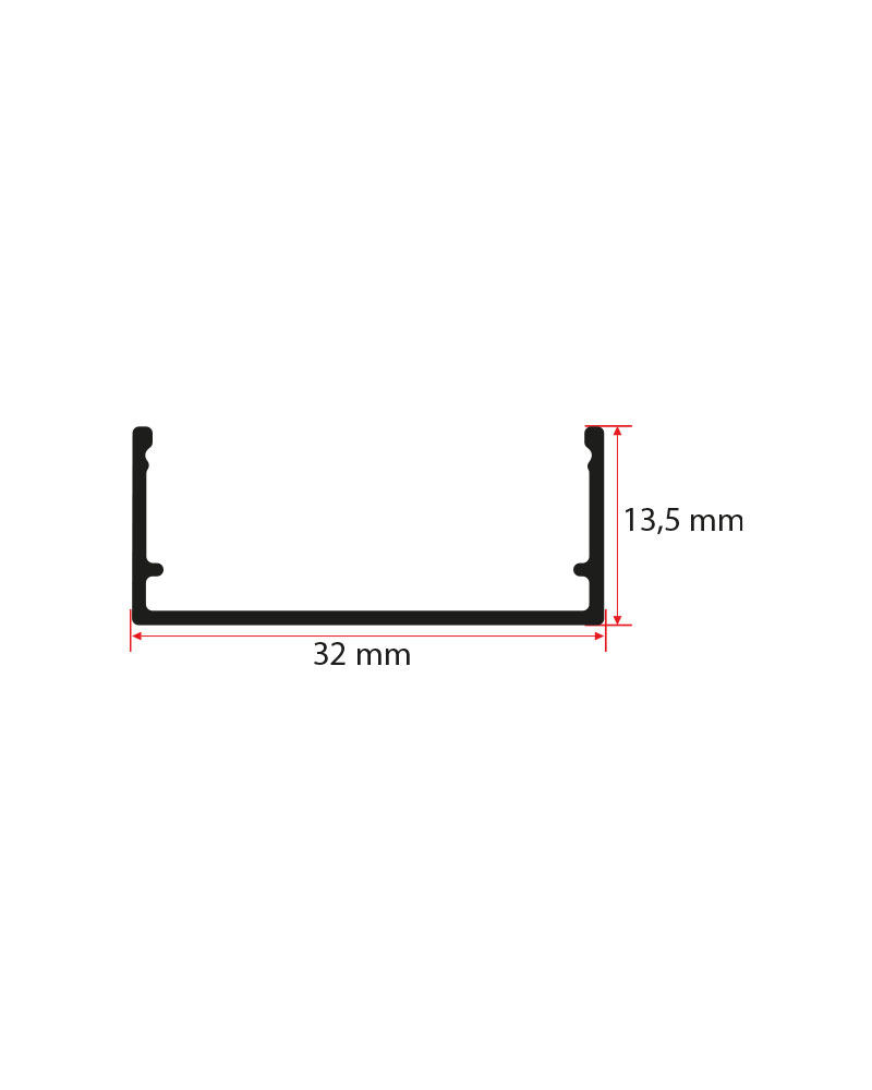 32x13 mm Kanal Led Profili