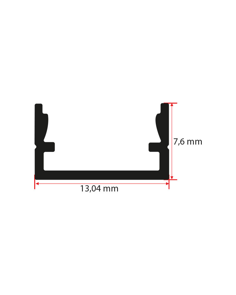 7x13 mm Kanal Led Profili