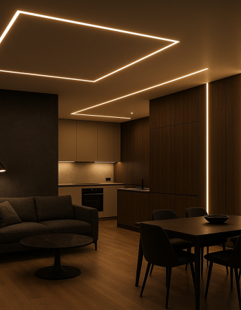 3.2 Cm Trimless Alçıpan Led Profili