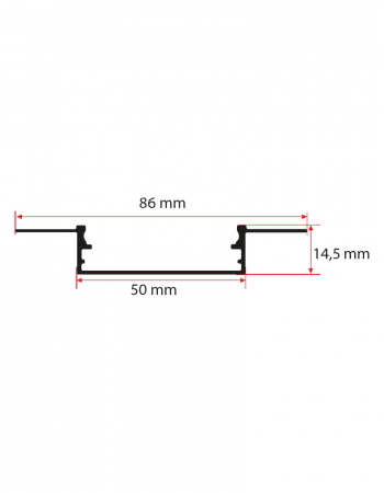 5 cm Trimless Alçıpan Led Profili