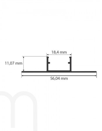 14x18 Cm Ters Trimless Alçıpan Led Profili